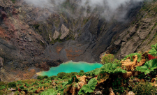 Irazu Volcano Crater Costa Rica