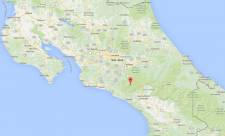 The quake's epicenter was 14 km southeast of Santa Maria de Dota, acording to OVSICORI. (OVSICORI)