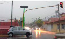 Costa Rica Stop Light Solar Power