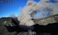 Turrialba Volcano in Costa Rica