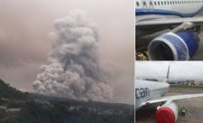 Guatemala Airport Volcano