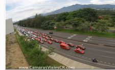 Costa Rica General Strike Taxis